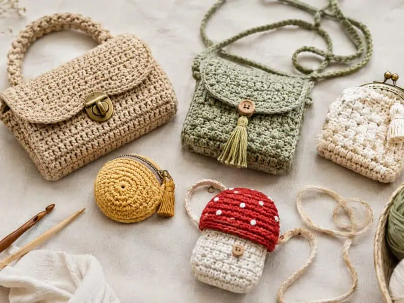 30 Small Purse Crochet Patterns for Chic, Portable Bags and Mini Accessories
