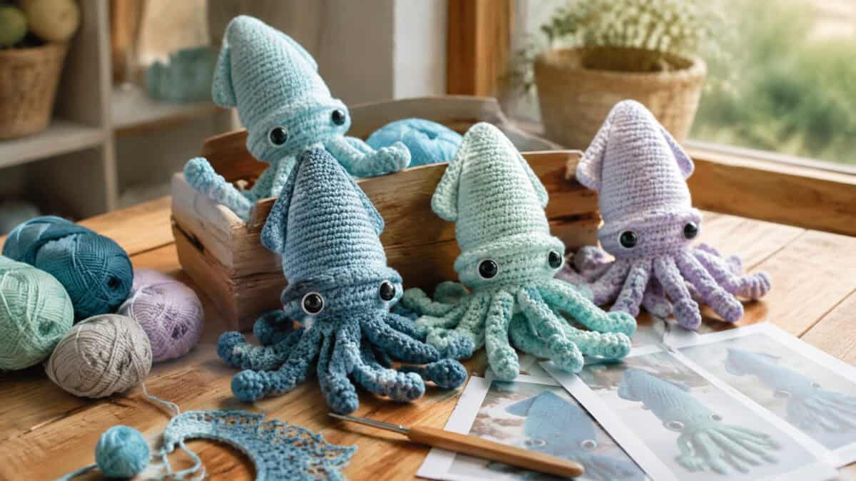 30 Squid Crochet Patterns for Ocean-Loving Crafters