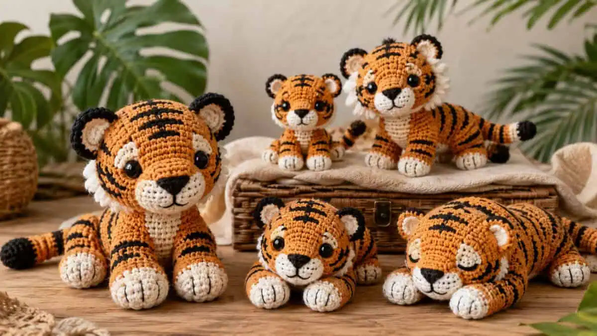 30 Tiger Crochet Patterns: Realistic, Cute, and Giftable Designs for Every Crocheter