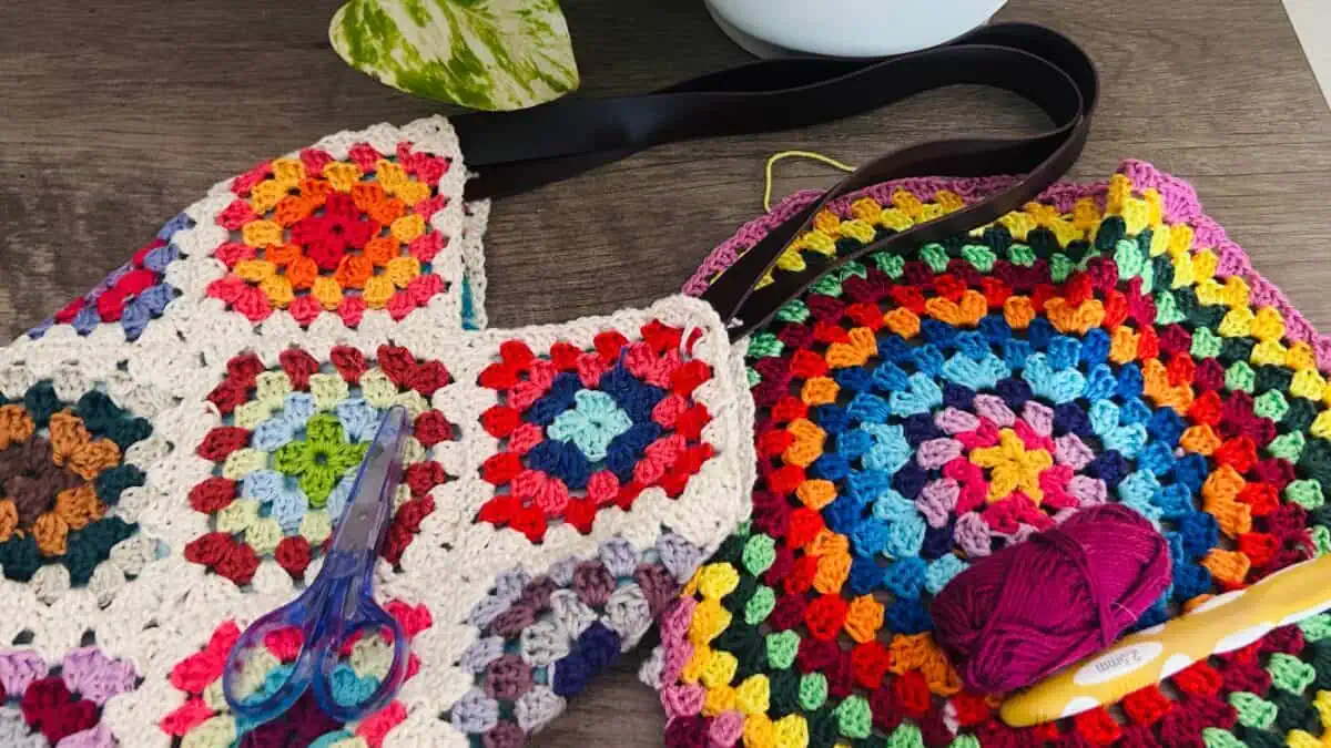 Crocheting in public