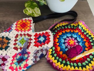 Crocheting in public