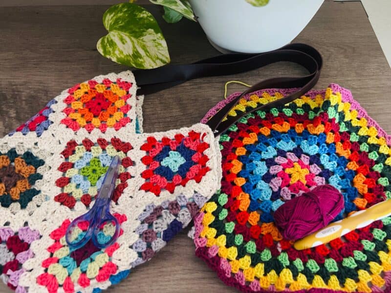 Crocheting in public