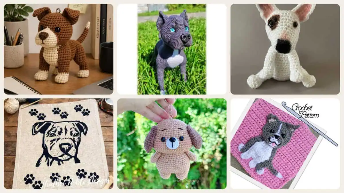 A selection of the pit bulls patterns in this roundup