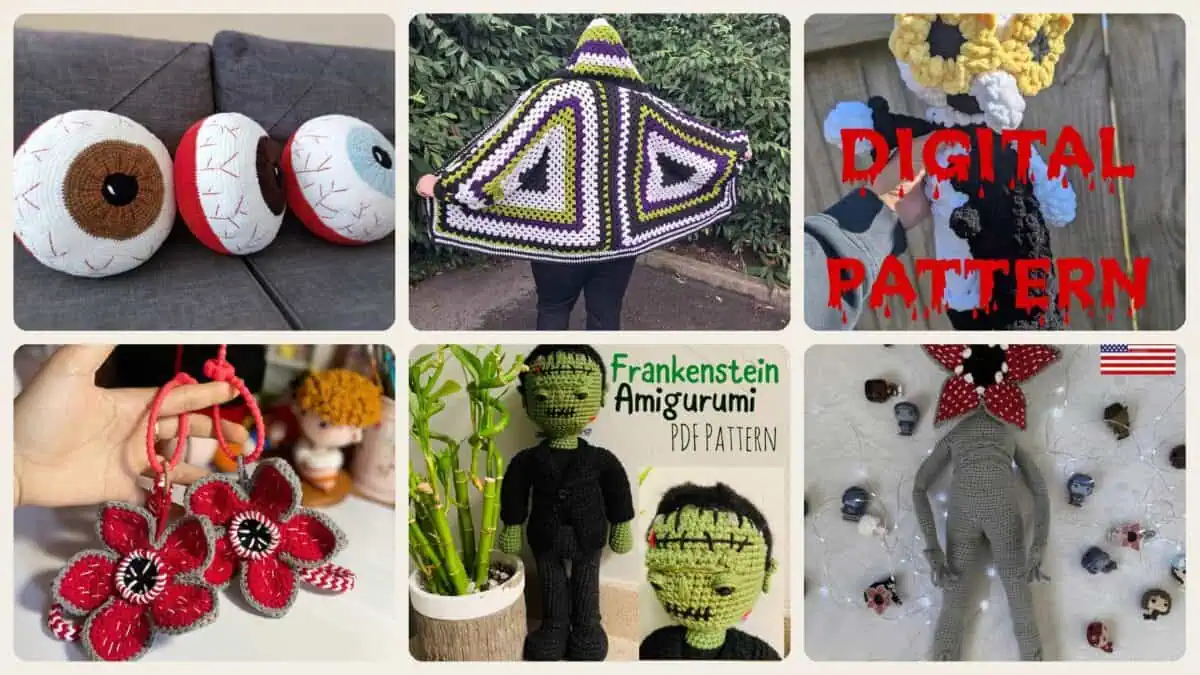 A selection of the horror patterns in this roundup