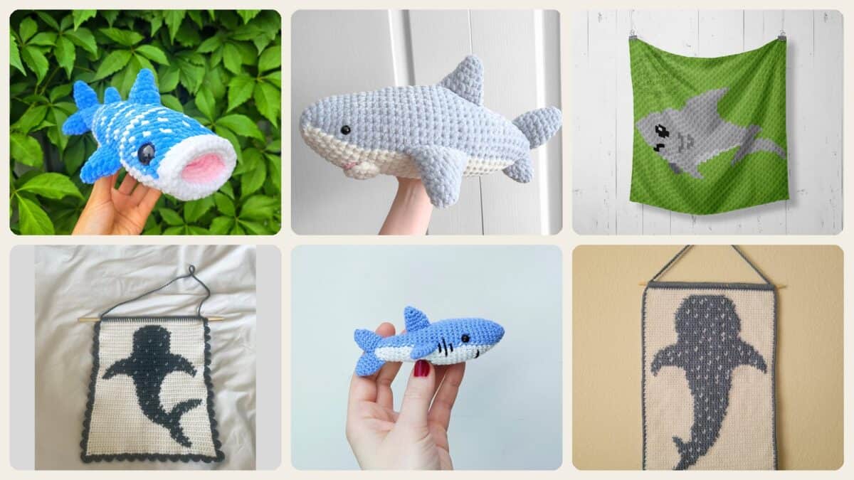 A selection of the whale sharks patterns in this roundup