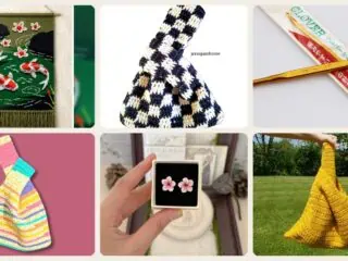 A selection of the Japanese crochet patterns in this roundup