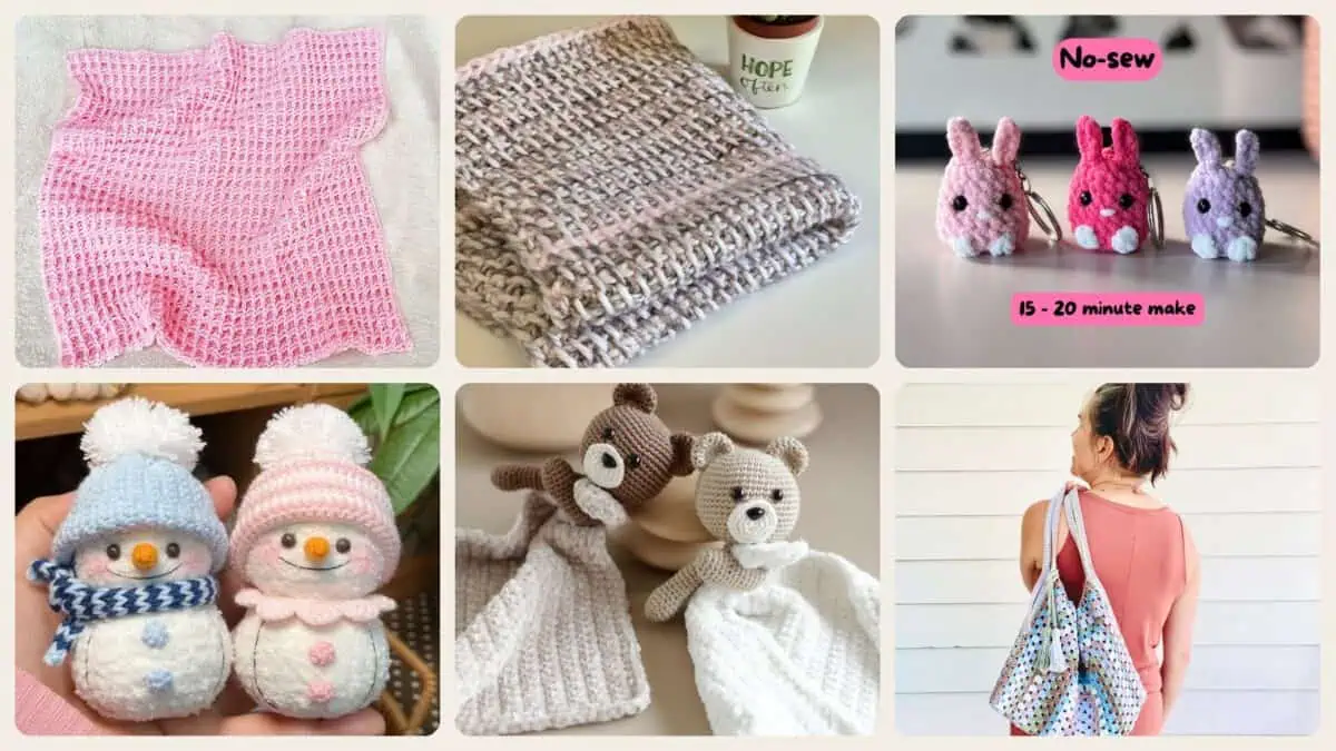 A selection of the zero crochet pattern ideas patterns in this roundup