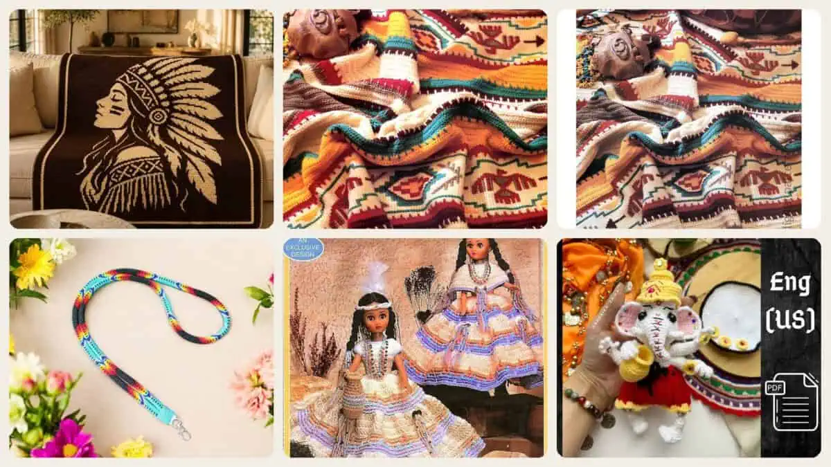 A selection of the Native American style patterns in this roundup