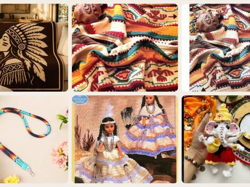 A selection of the Native American style patterns in this roundup