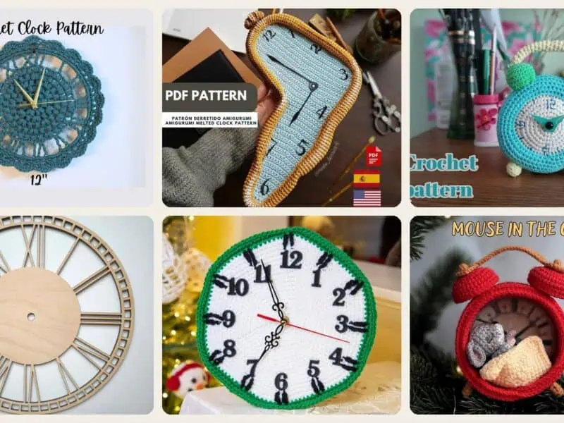 A selection of the clock patterns in this roundup
