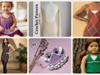A selection of the doily dresses patterns in this roundup