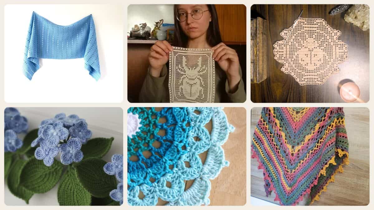 A selection of the crochet diagram patterns in this roundup