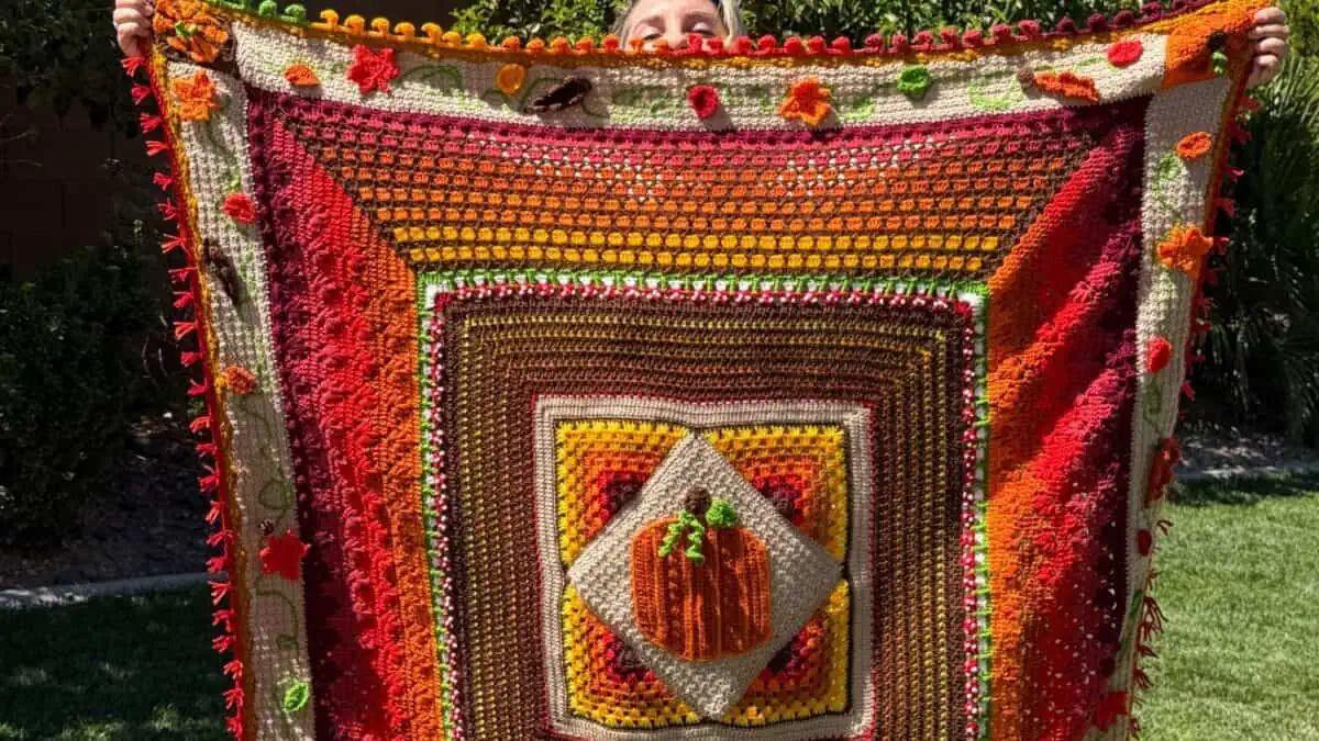 My $75 Pumpkin Spice Blanket Took Almost 200 Hours
