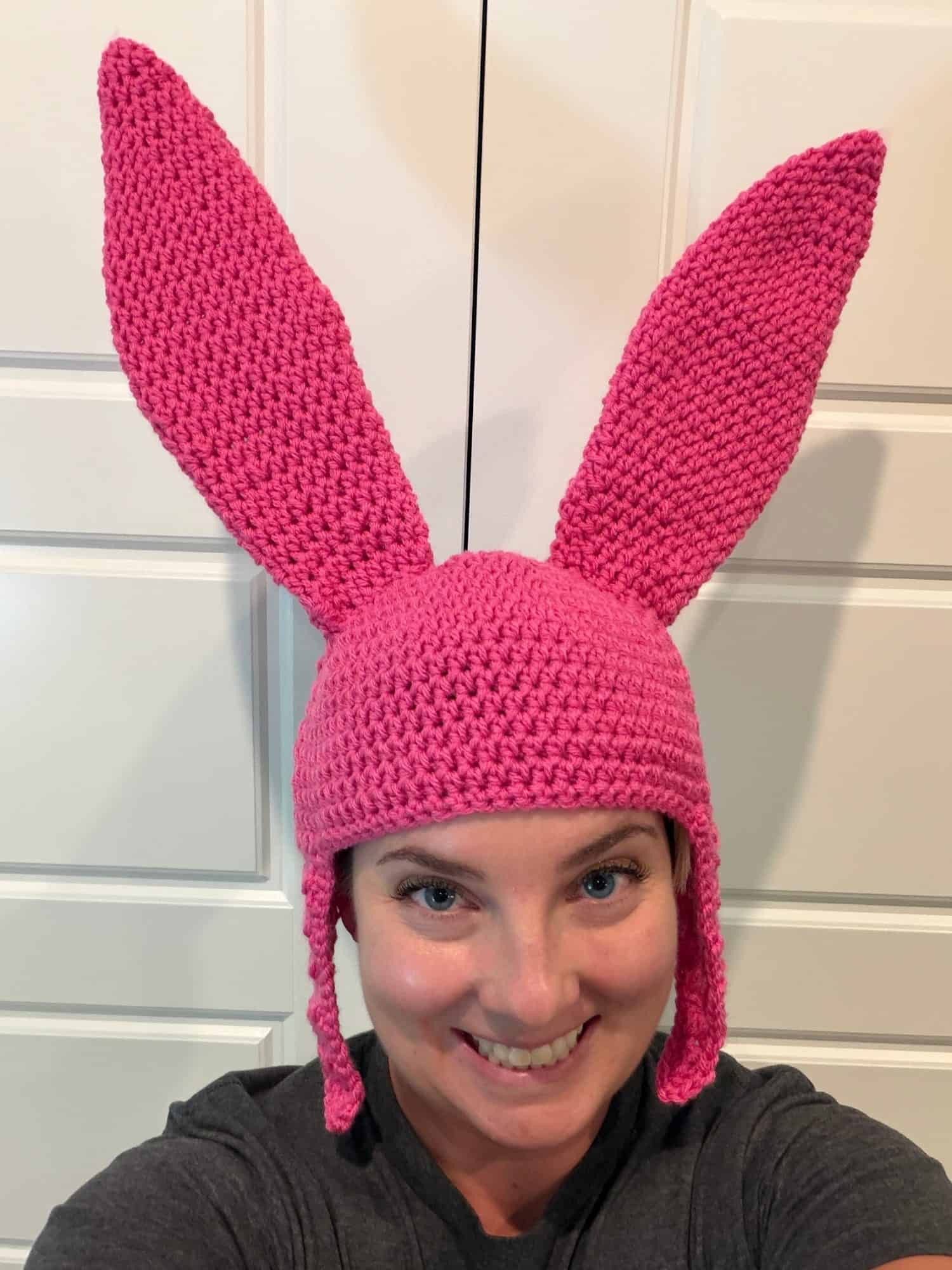 The Pink Bunny Ear Hat That Needed Wire to Stand Up 1 the pink bunny ear hat that needed wire to stand up 1